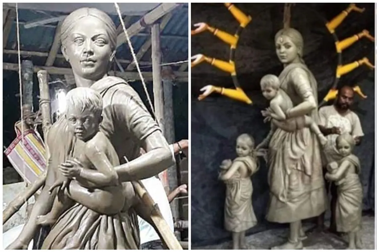 Durga Idol Of “Migrant Worker” Mother To Be Kept In A Museum