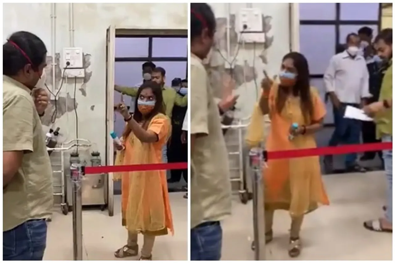 Who Is Sandhya Doshi, Woman In Viral Video Threatening Doctors At Bhagwati Hospital?