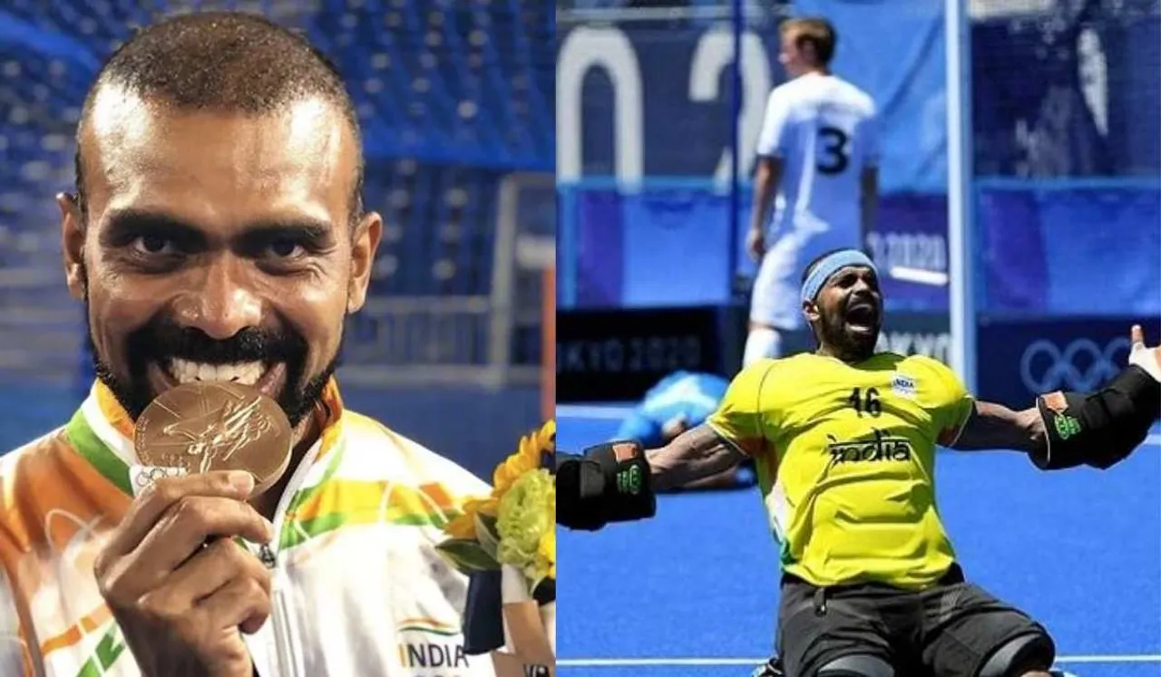 India's goalkeeper Sreejesh Shows Reporters the Correct Way to Celebrate Women in Sports