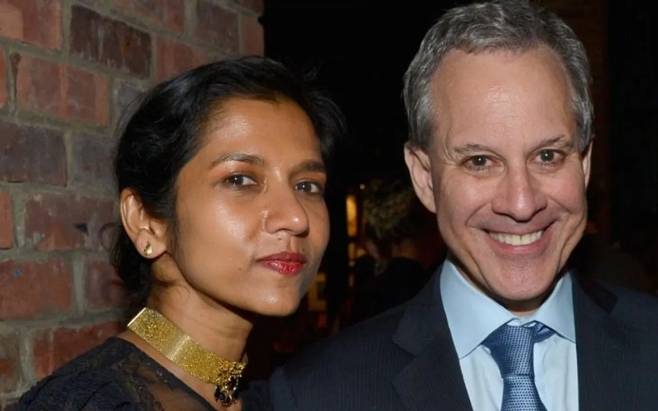 Eric Schneiderman with Tanya Selvaratnam