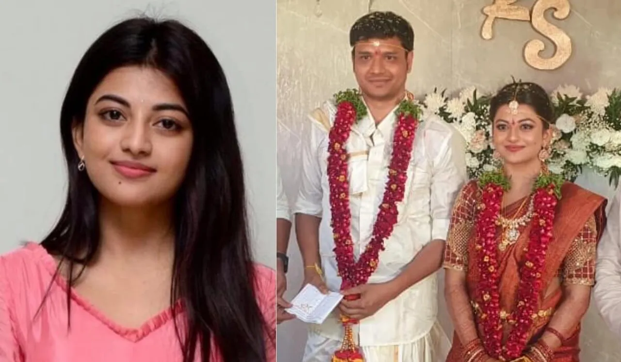 Tamil Actor Anandhi Weds Assistant Director Socrates In A Low Key Wedding