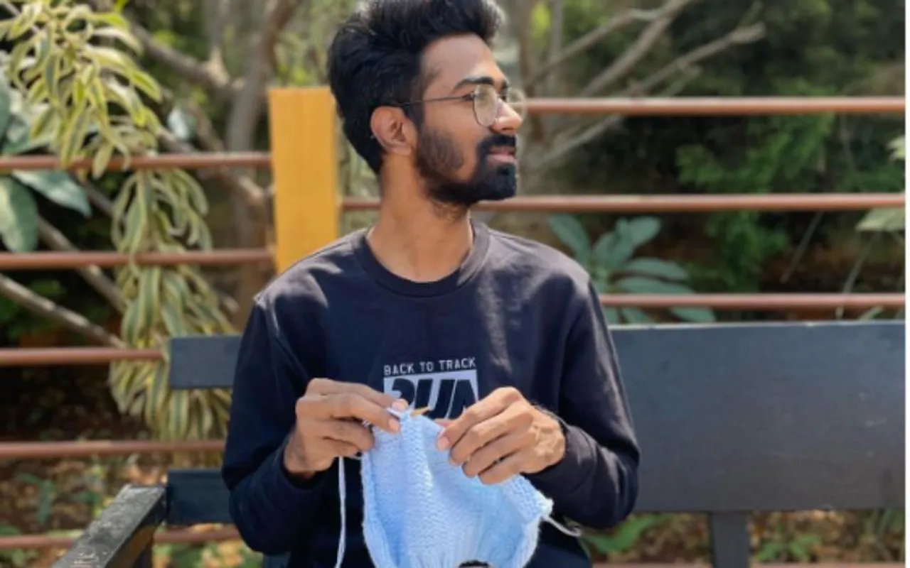 'I Started Knitting To Overcome Anxiety': Karnataka Youth Sohail's Journey As Knitter