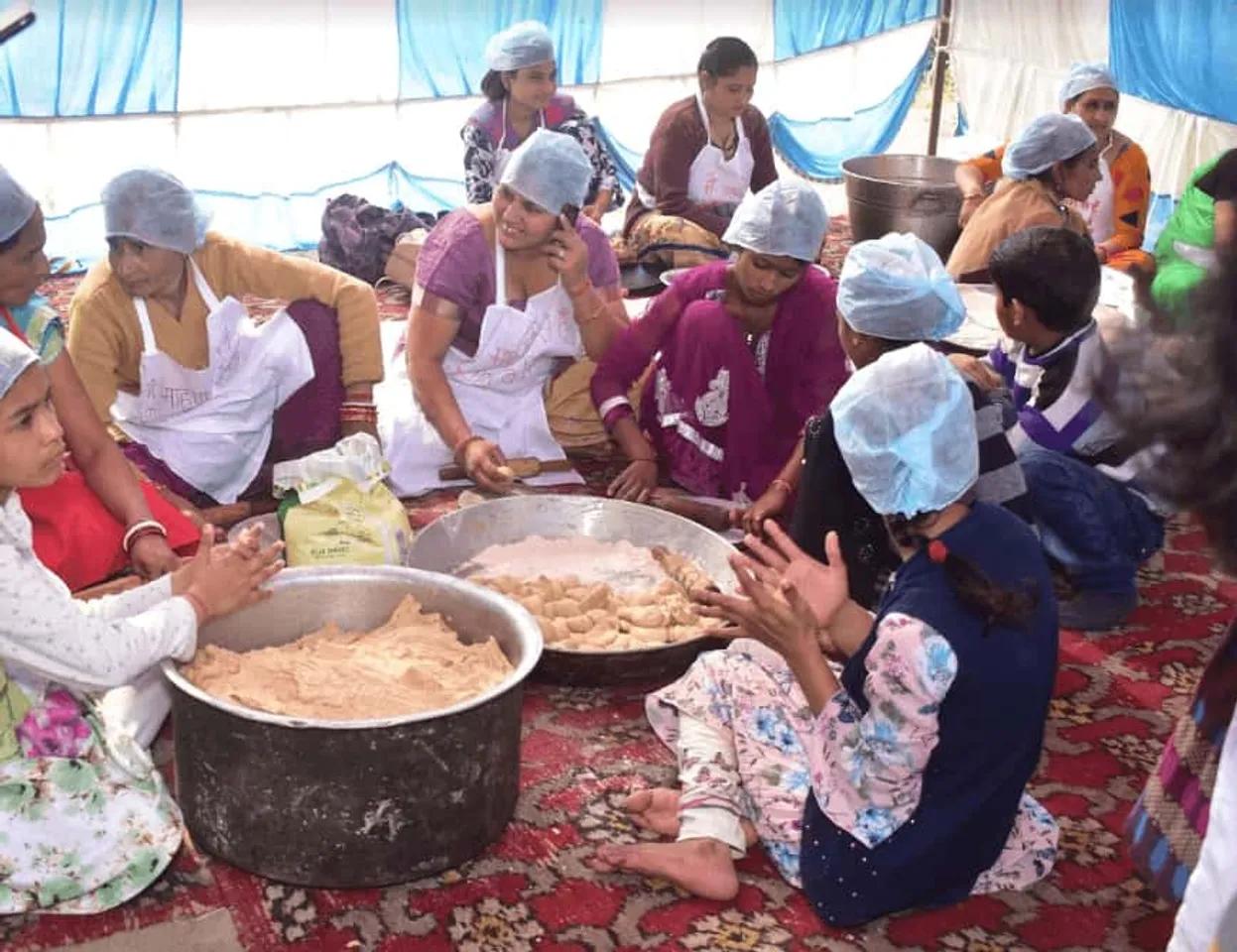 Delhi Hosts Feast Prepared By Menstruating Women After Bhuj Horror