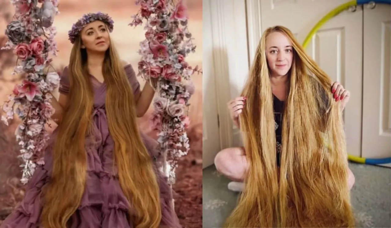 Meet Real-Life Rupanzel: Polish Woman Whose Hair Outgrows Her Height