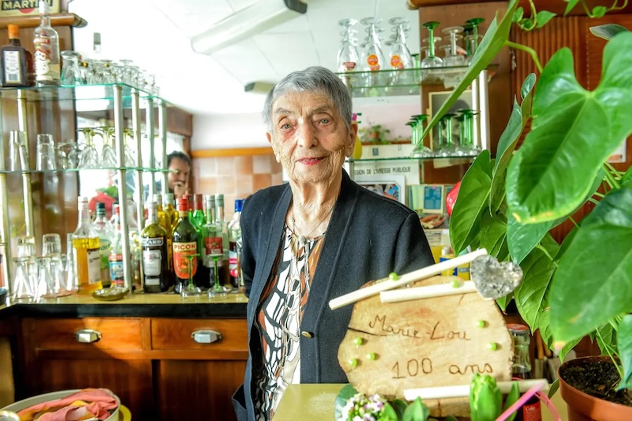 Marie-Louise Wirth is France’s 100-year-old Barmaid