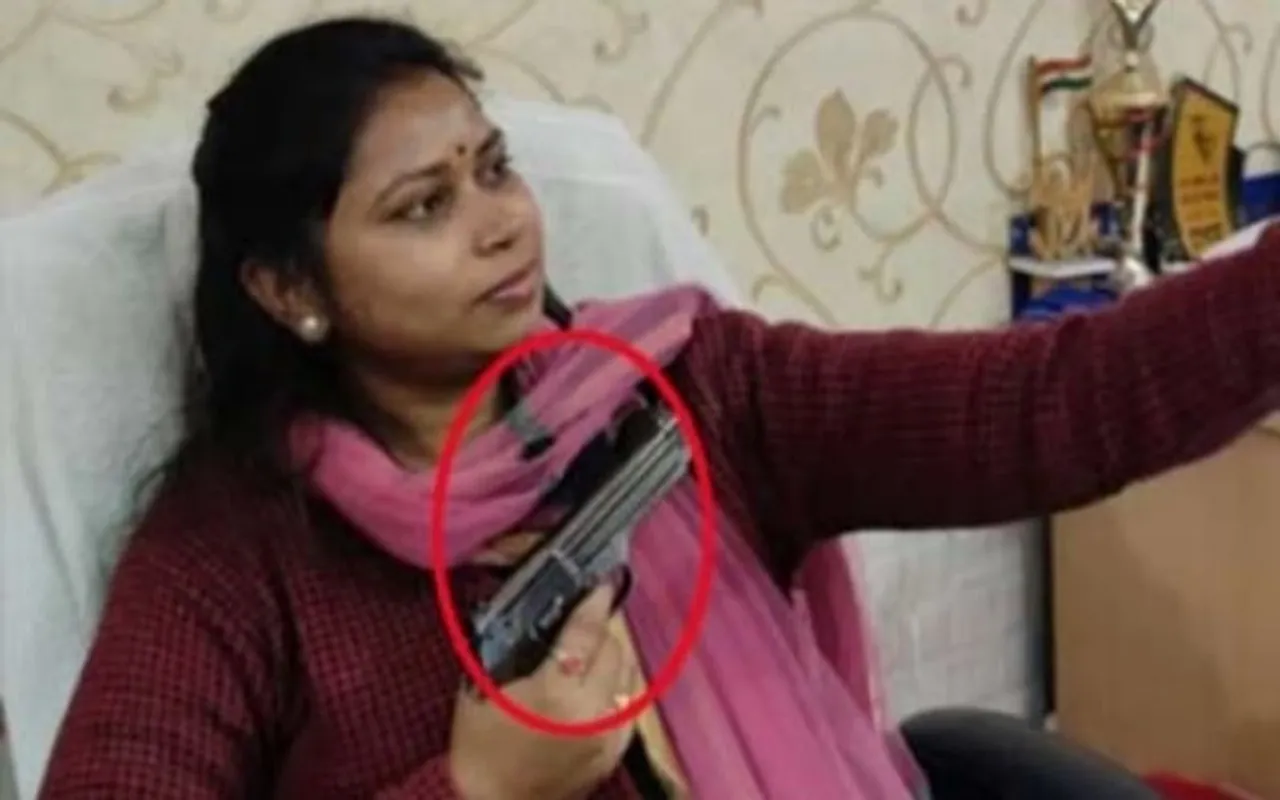 Who Is Mrinalini Mondal Maity? TMC Leader Caught On Camera Flaunting Gun
