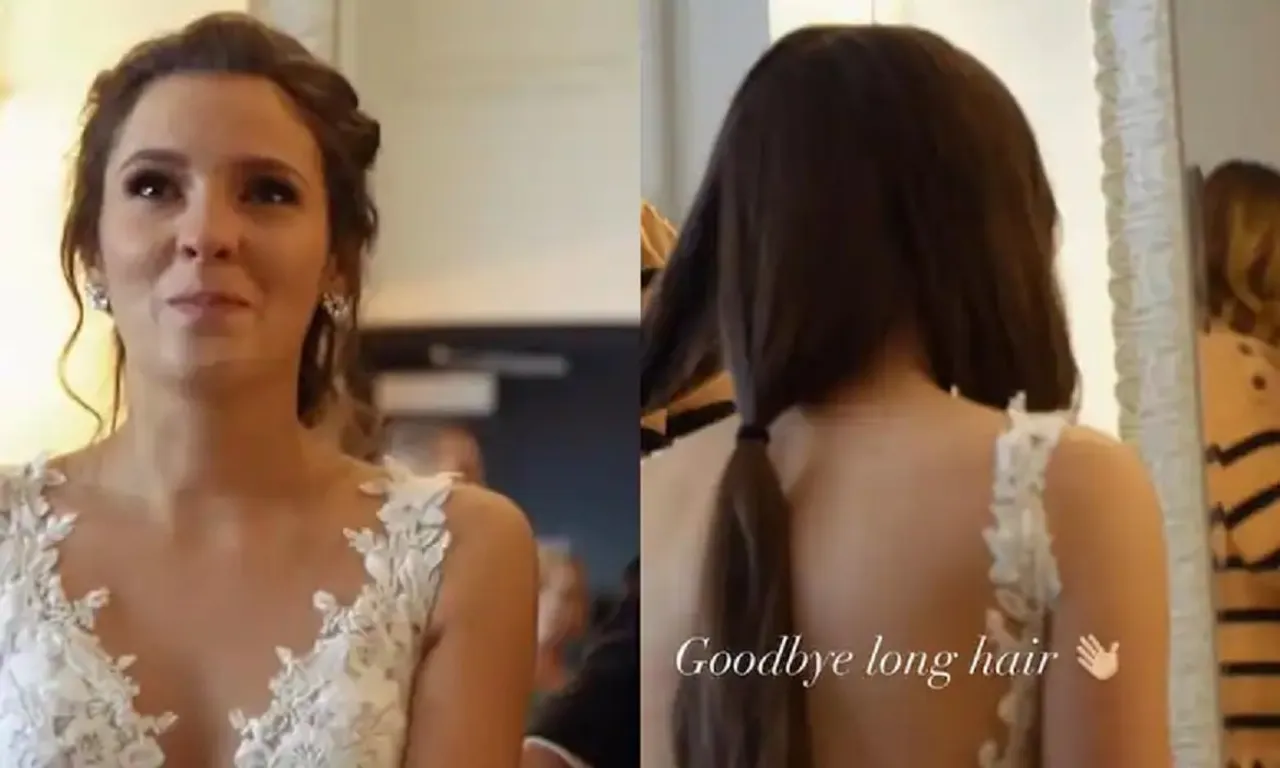 Bride Chops Off Her Hair During Wedding Reception, Video Goes Viral