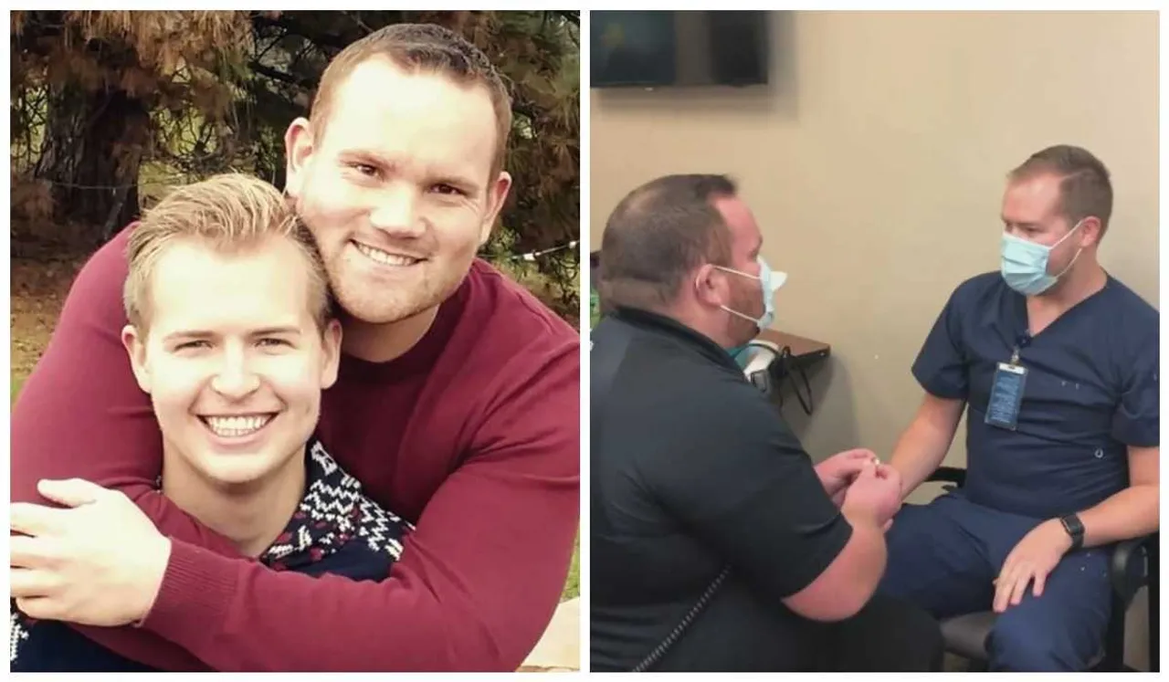 Viral Video Of Couple's Surprise Proposal During COVID-19 Vaccination Wins Hearts