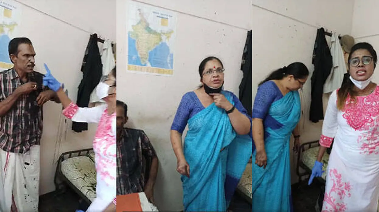 Kerala Women Slap Kerala Man for Anti Feminist behaviour, kerala women, Diya Sana, Bhagyalakshmi, women in kerala, Sreelakshmi Arackal