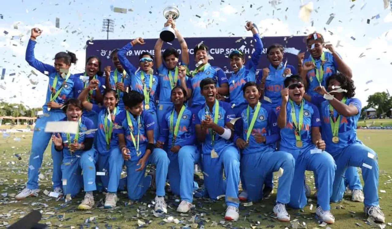 Indian Women's U19 Cricket Team's World Cup Victory Celebration Goes Viral