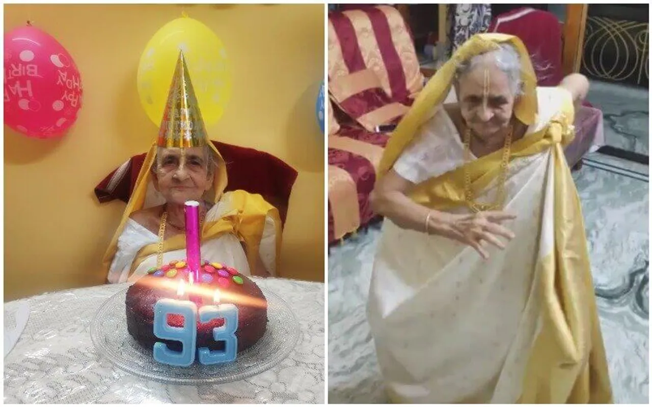 Grandma Celebrates 93rd Birthday By Dancing To 'Aankh Maare', Video Goes Viral