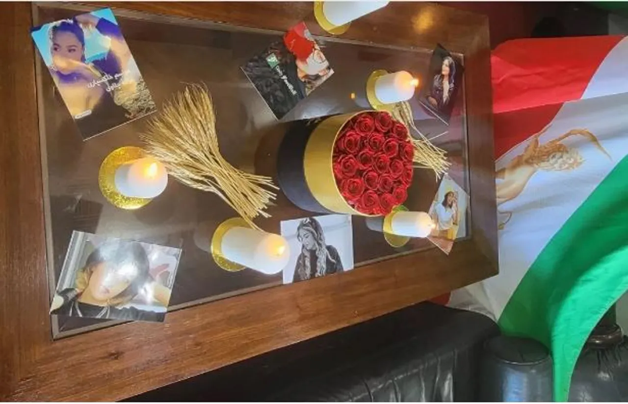 Despite Vandalism, Persian Cafe in L.A. Hold Memorial Of Iranian Women killed In Protests
