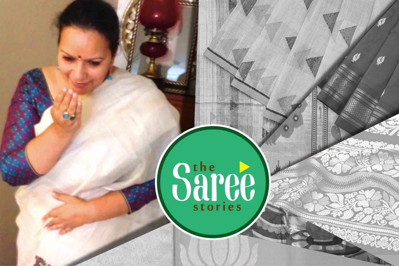 The Saree Stories: Anju Kadam On Memories, Wars And Ivory Tussars