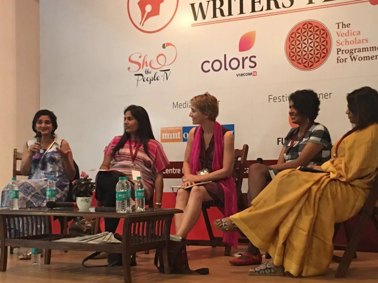 Change Begins at Home session at the Women Writer's Fest