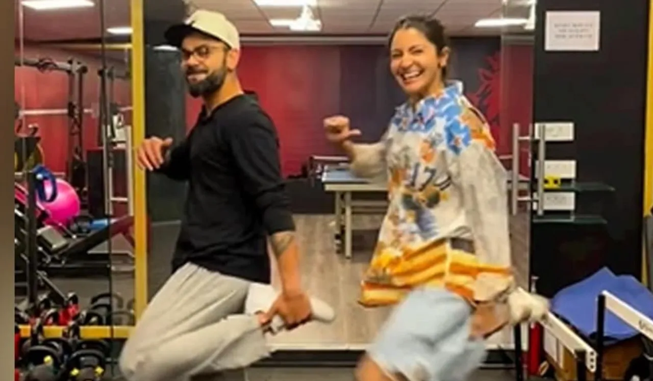 Virat Anushka Groove Together At The Gym, Watch Dance Fail
