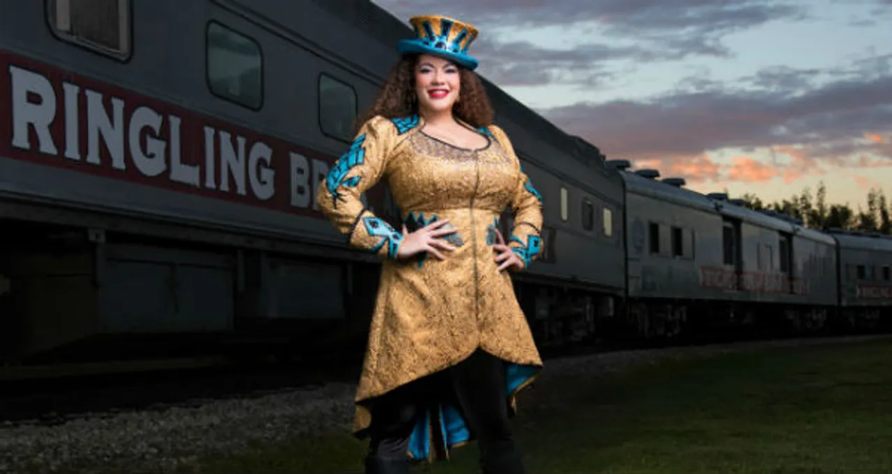 first Female Ringmaster in The Ringling Bros. Circus