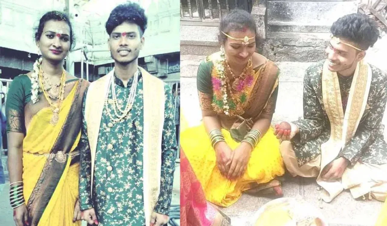 Hyderabad Auto Driver Weds Transgender Woman In Temple