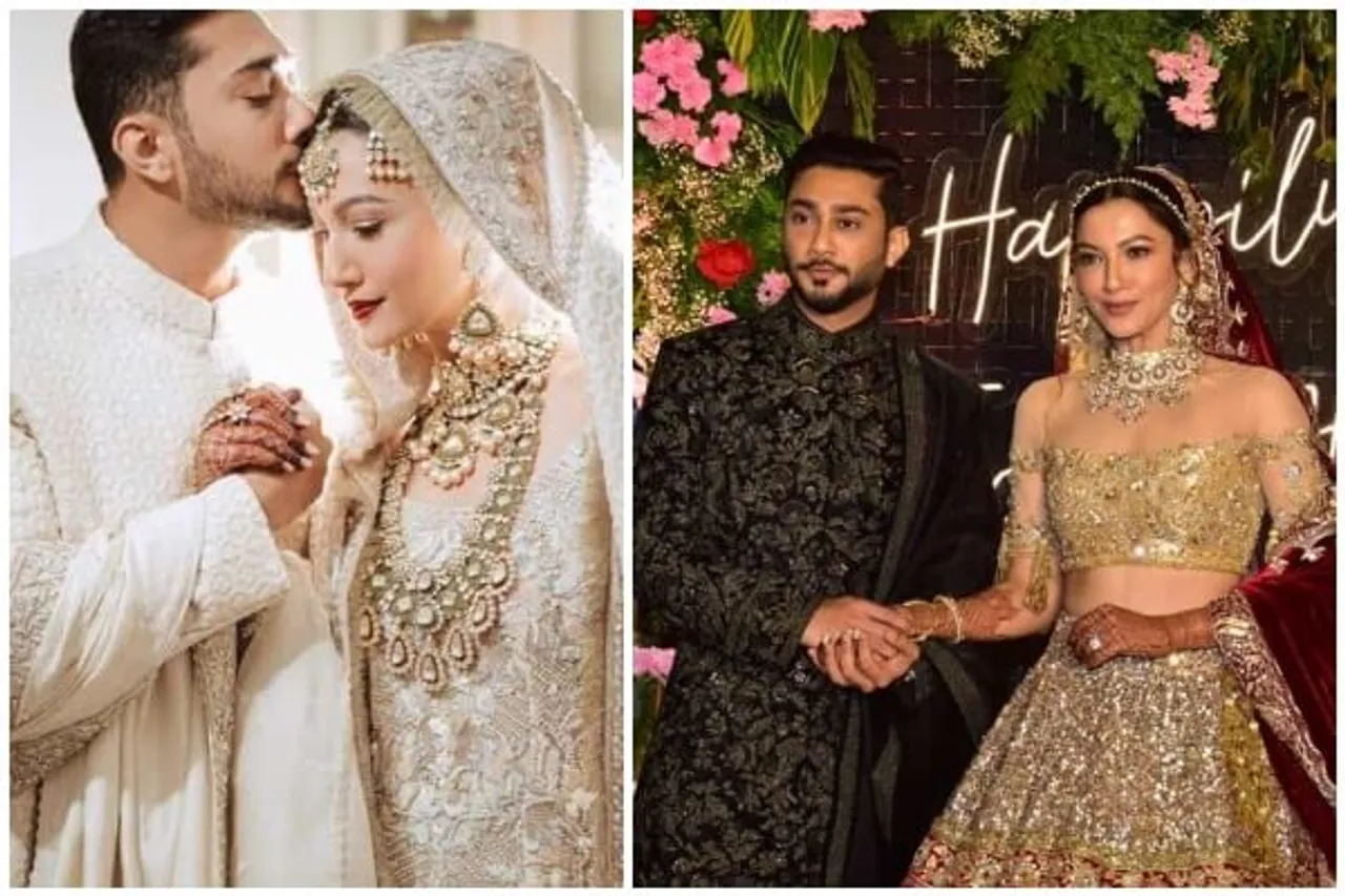 Gauahar Khan And Zaid Darbar Host A Star-Studded Wedding Reception In Mumbai