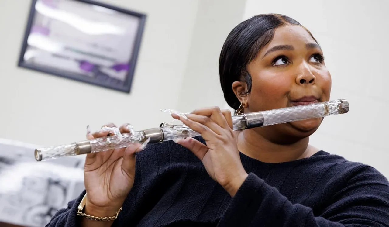 Lizzo Plays 200-Year-Old Crystal Flute Owned By Former US President James Madison