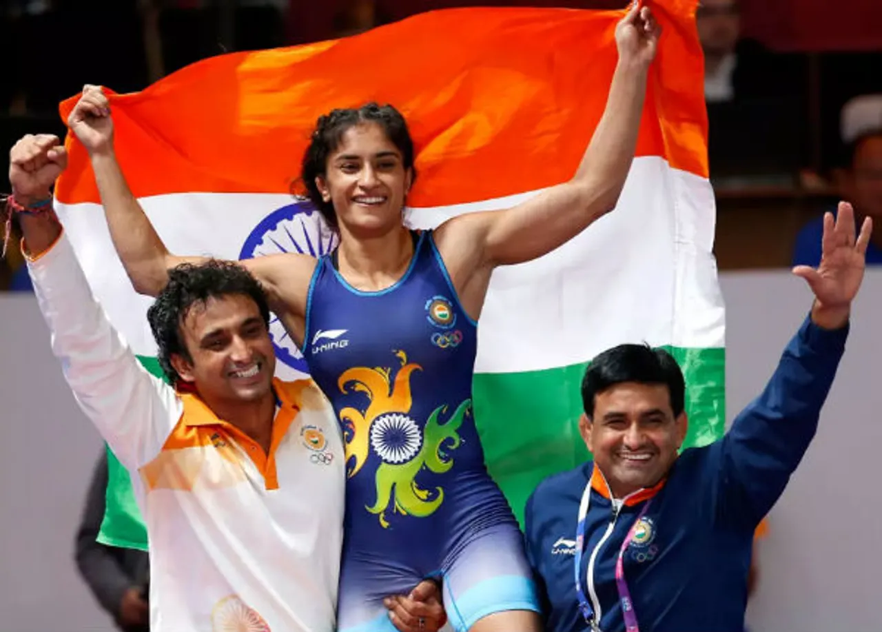 Vinesh Phogat Wins Maiden Medal, Qualifies For Olympics 2020