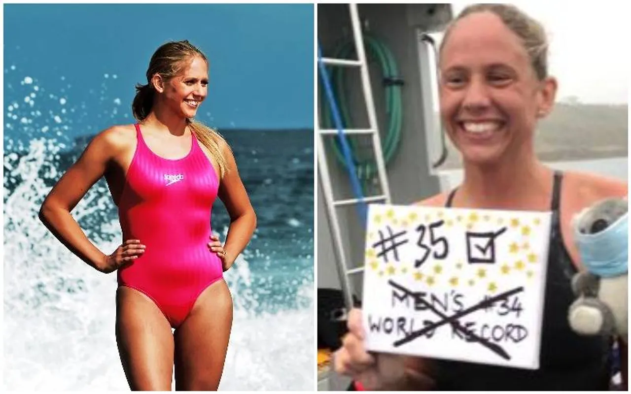 Australian Swimmer Chloe McCardel Breaks Men's World Record For Most Swims Across The English Channel