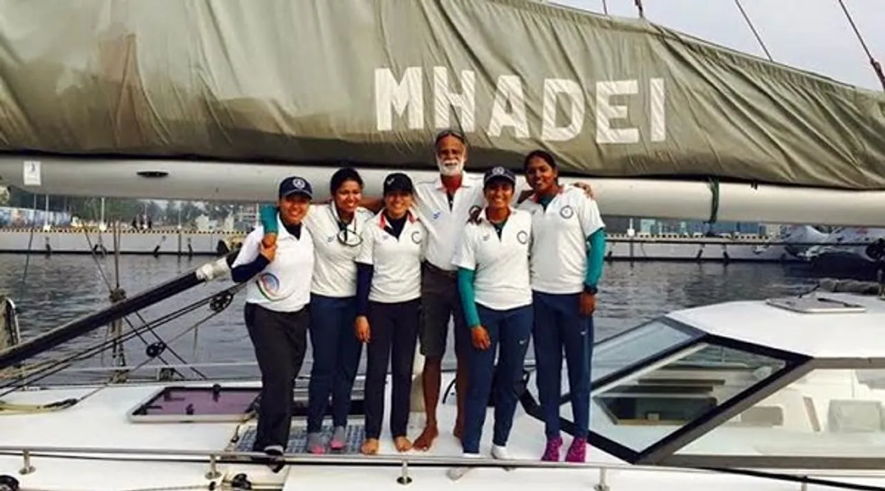 All-Women Navy Sailors Eyeing Rio Race Reach Cape Town