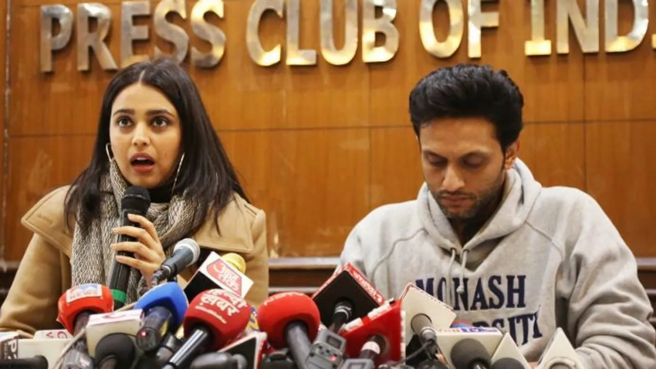 Swara Bhasker Slams UP Police For Crackdown Against Protestors