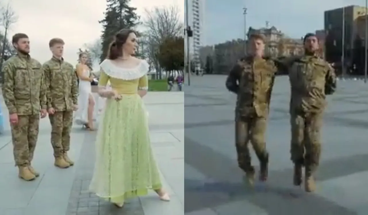 Ukraine Soldiers Recreate Naatu Naatu Dance With A Twist