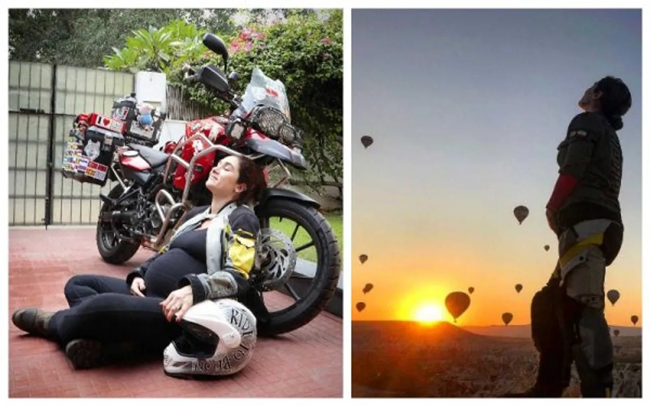 Maral Yazarloo: Around The World With A Baby Bump, On An 800cc Motorbike