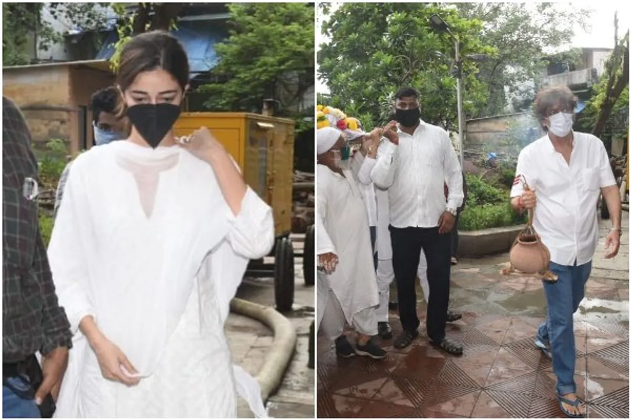 Ananya Panday Attends Grandmother's Funeral, Chunky Panday Performs Final Rites