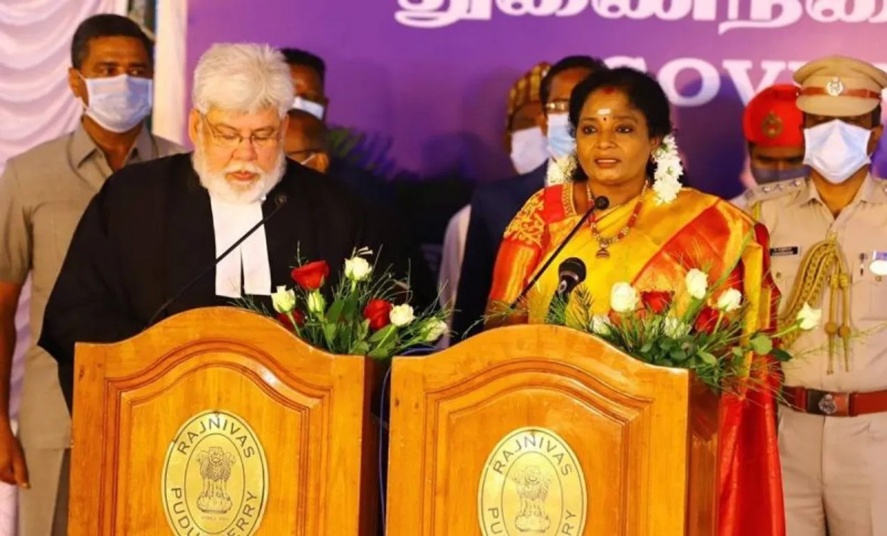 Tamilisai Soundararajan Sworn In As Lieutenant Governor Of Puducherry