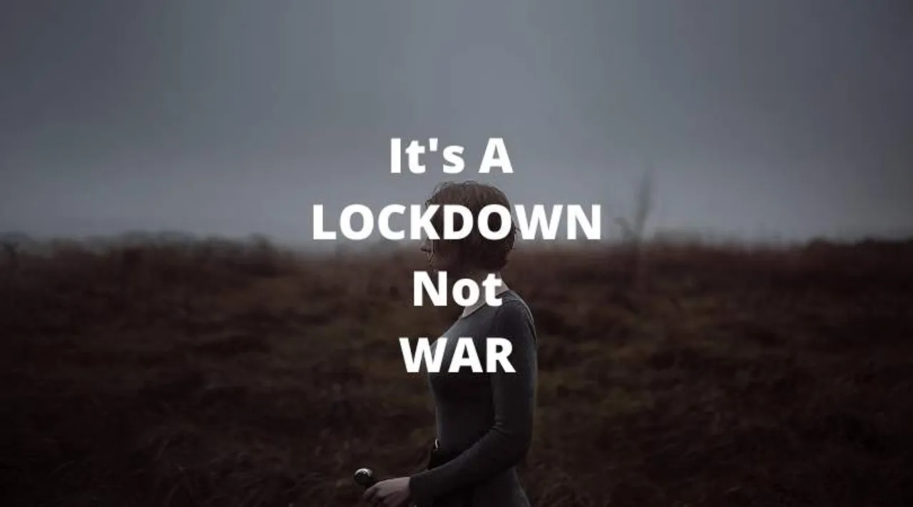 lockdown not war military wife speaks