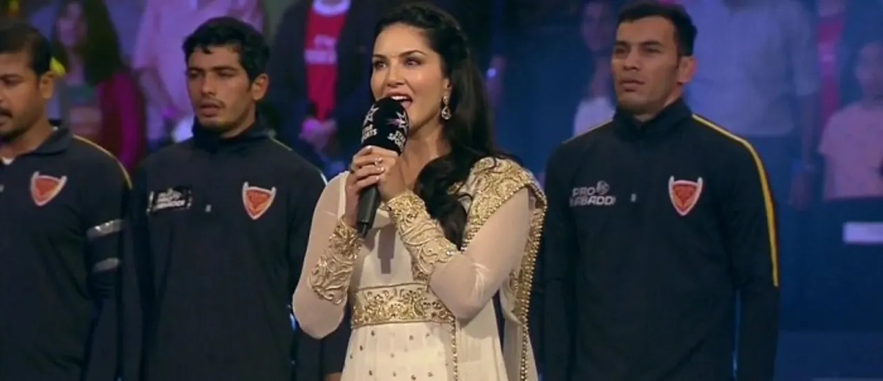 Off-key? Complaint against Sunny Leone for wrong rendition of the National Anthem