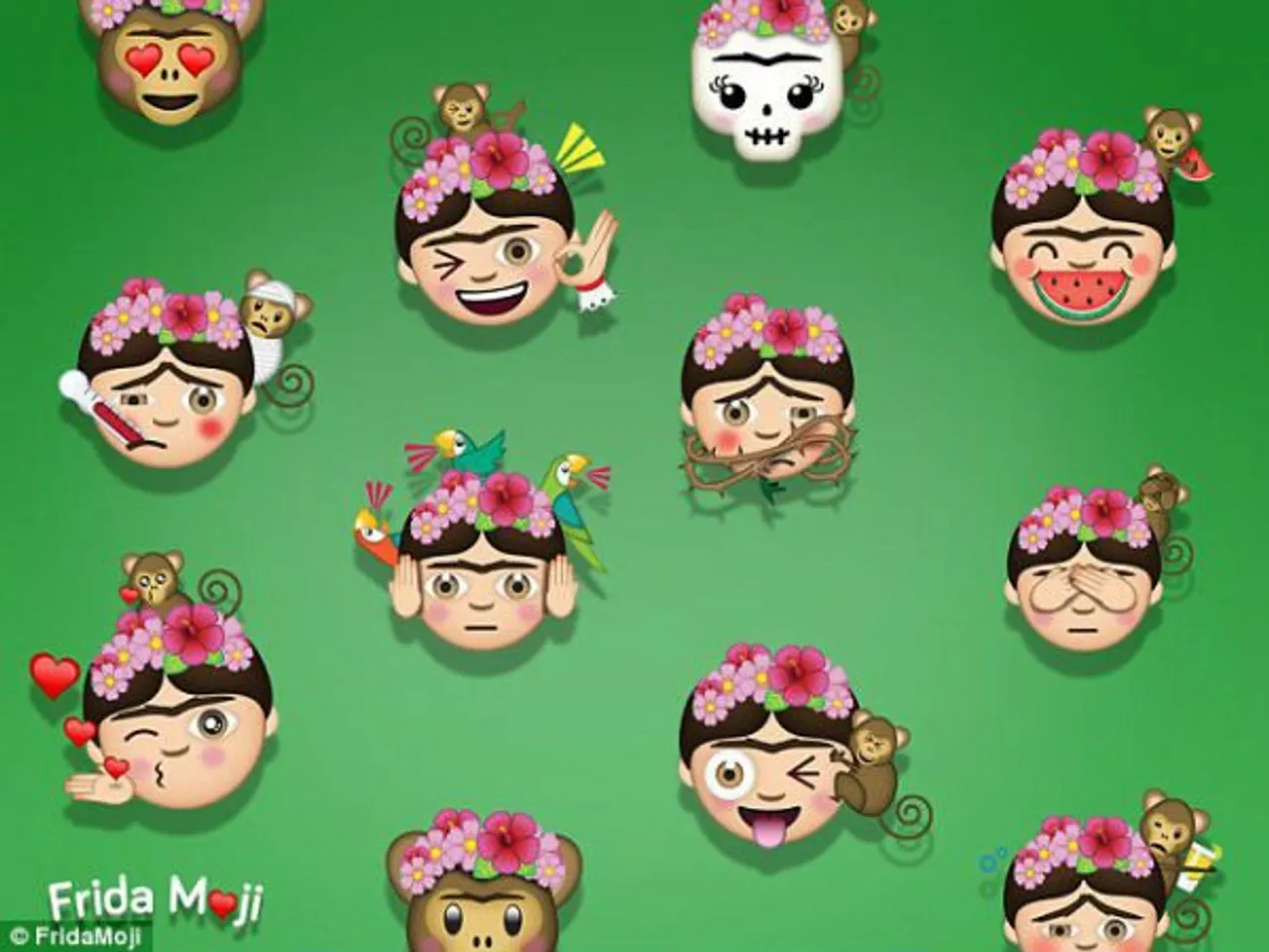 Feminist Icon Frida Kahlo Emojis Are Here