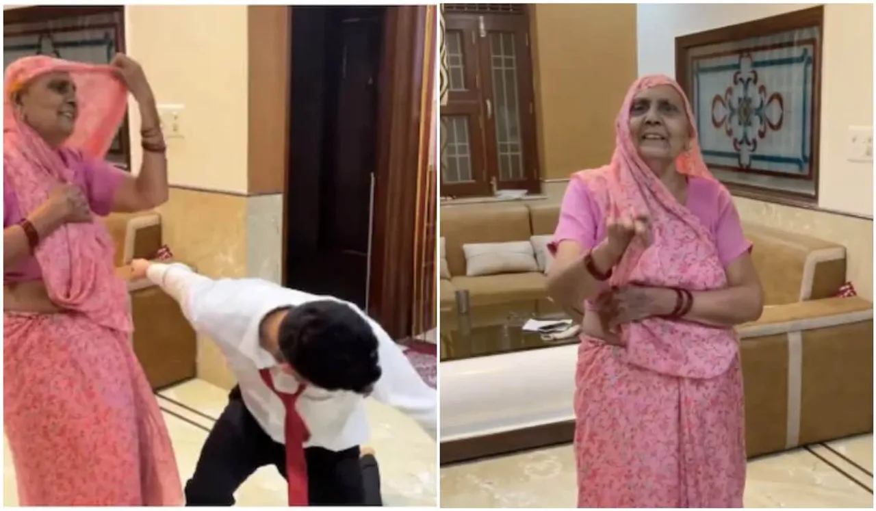 dadi dancing with grandson