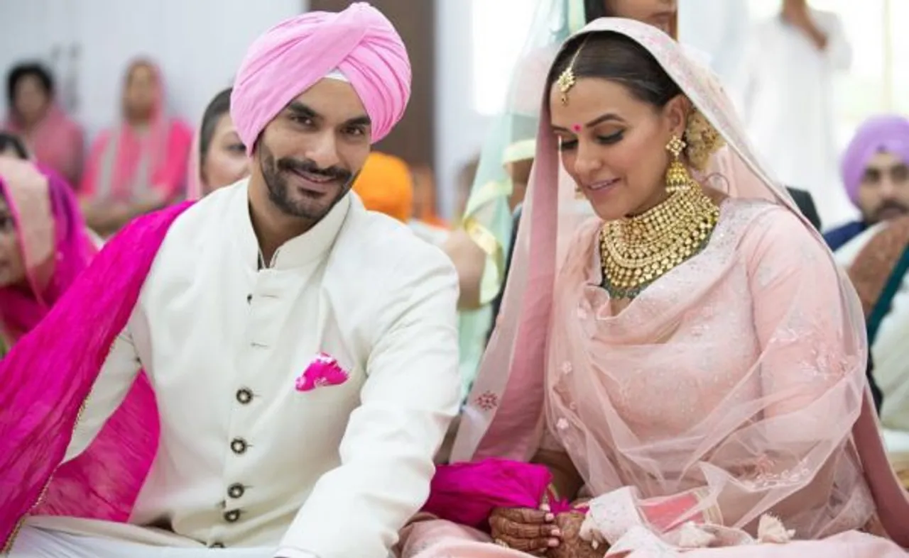 Angad Bedi ,neha dhupia sonam kapoor