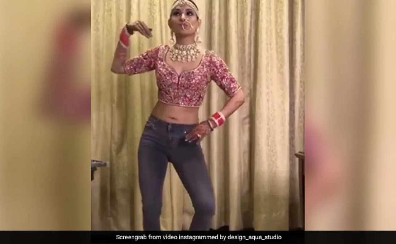 Groove Like This: Bride's Bhangra Video In Choli & Jeans Is Going Viral