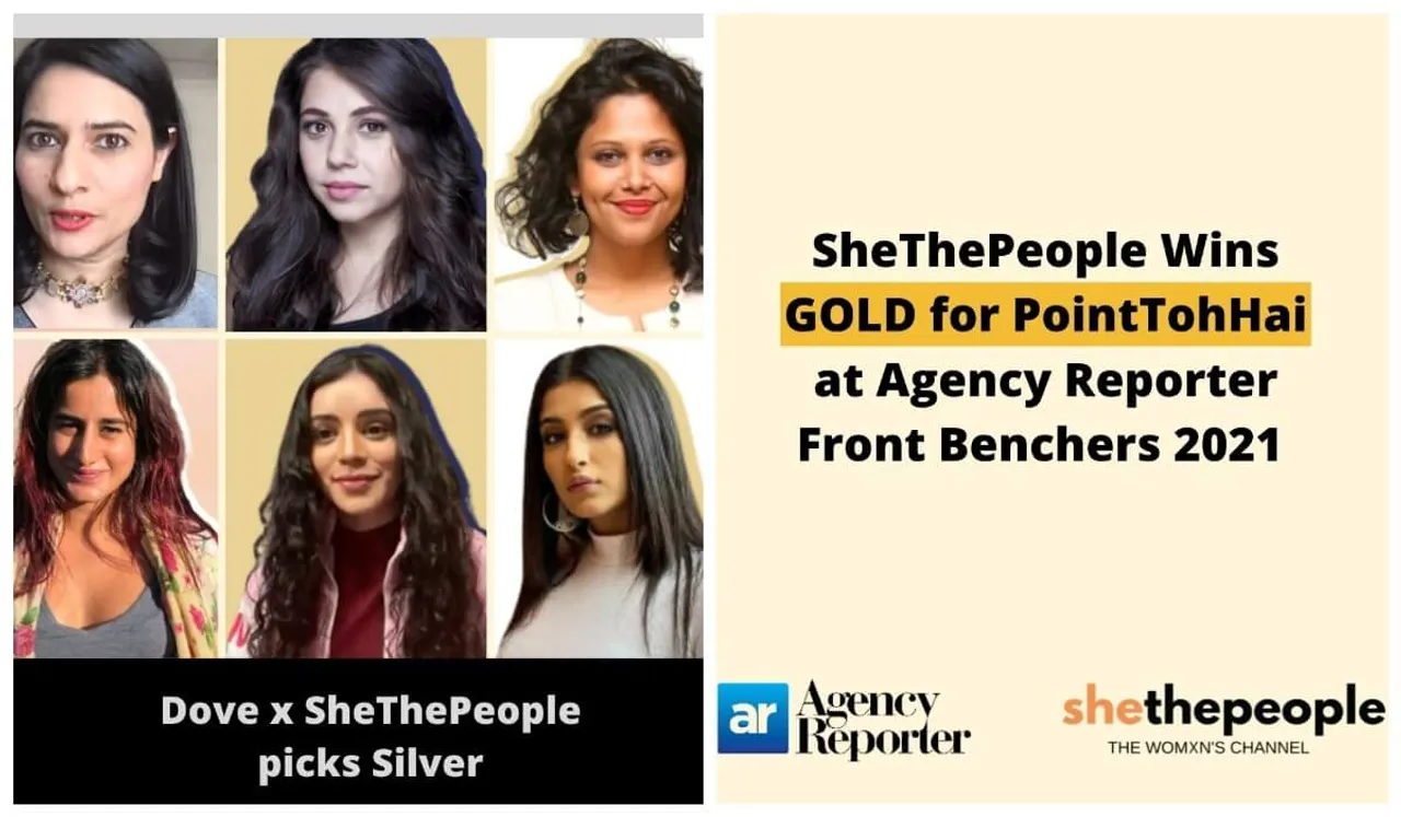 SheThePeople Picks GOLD At Agency Reporter Front Benchers 2021