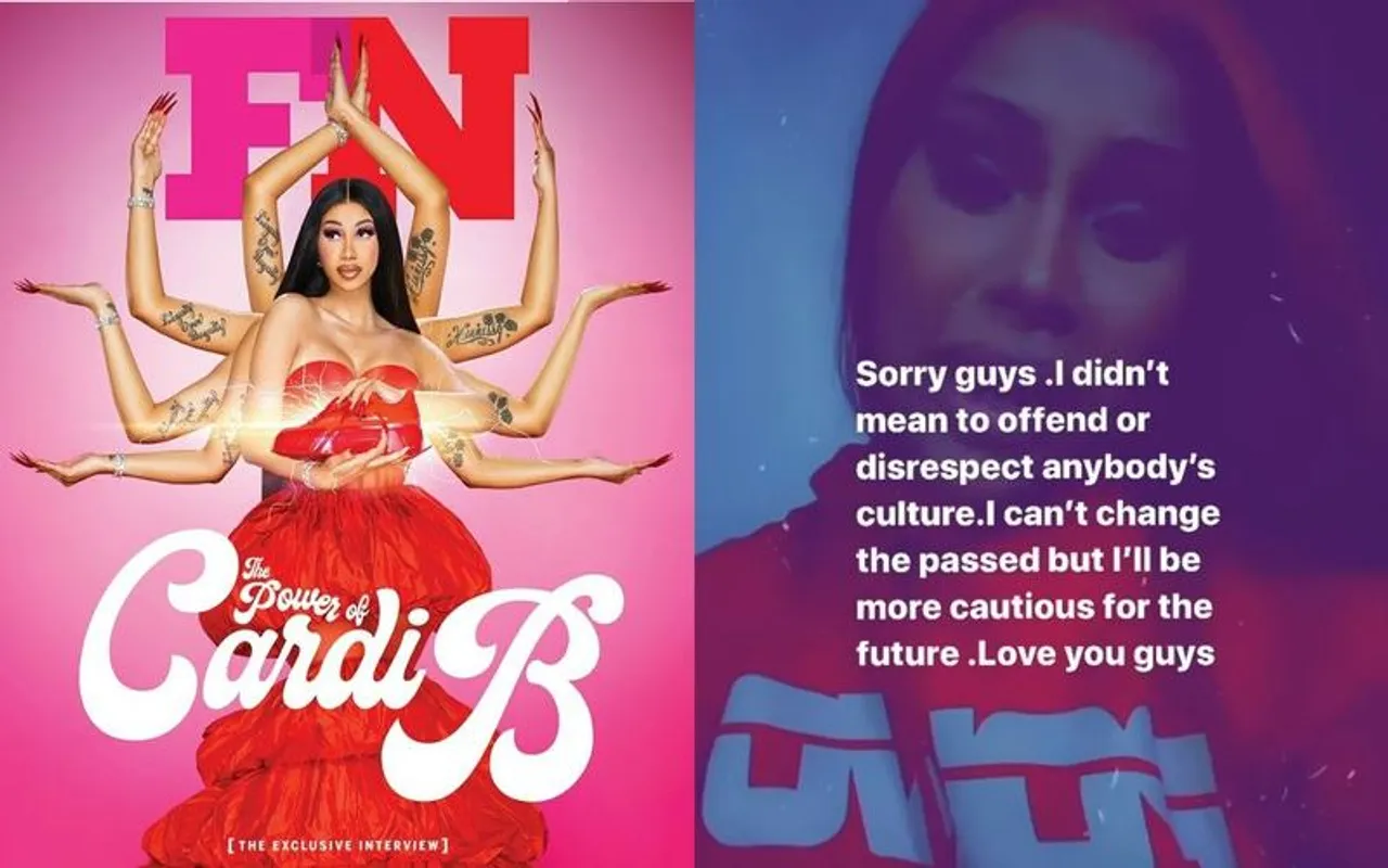 Cardi B homage to Durga