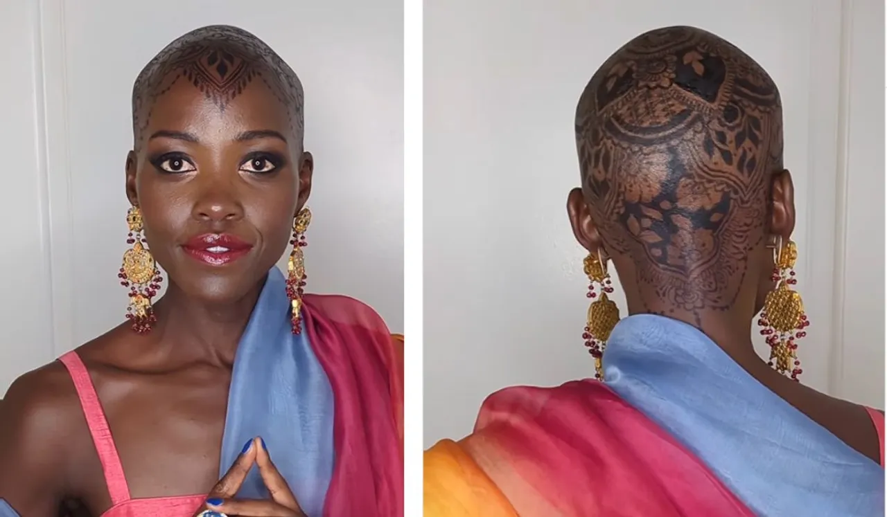 Lupita Nyongo Indian Look