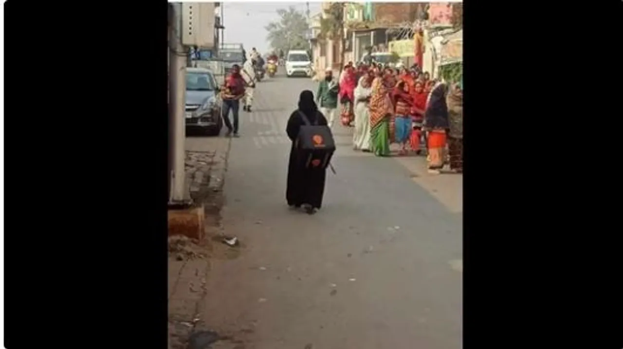 How Viral Photo Of Burqa-Clad Woman Become Story Of Single Mother's Struggle