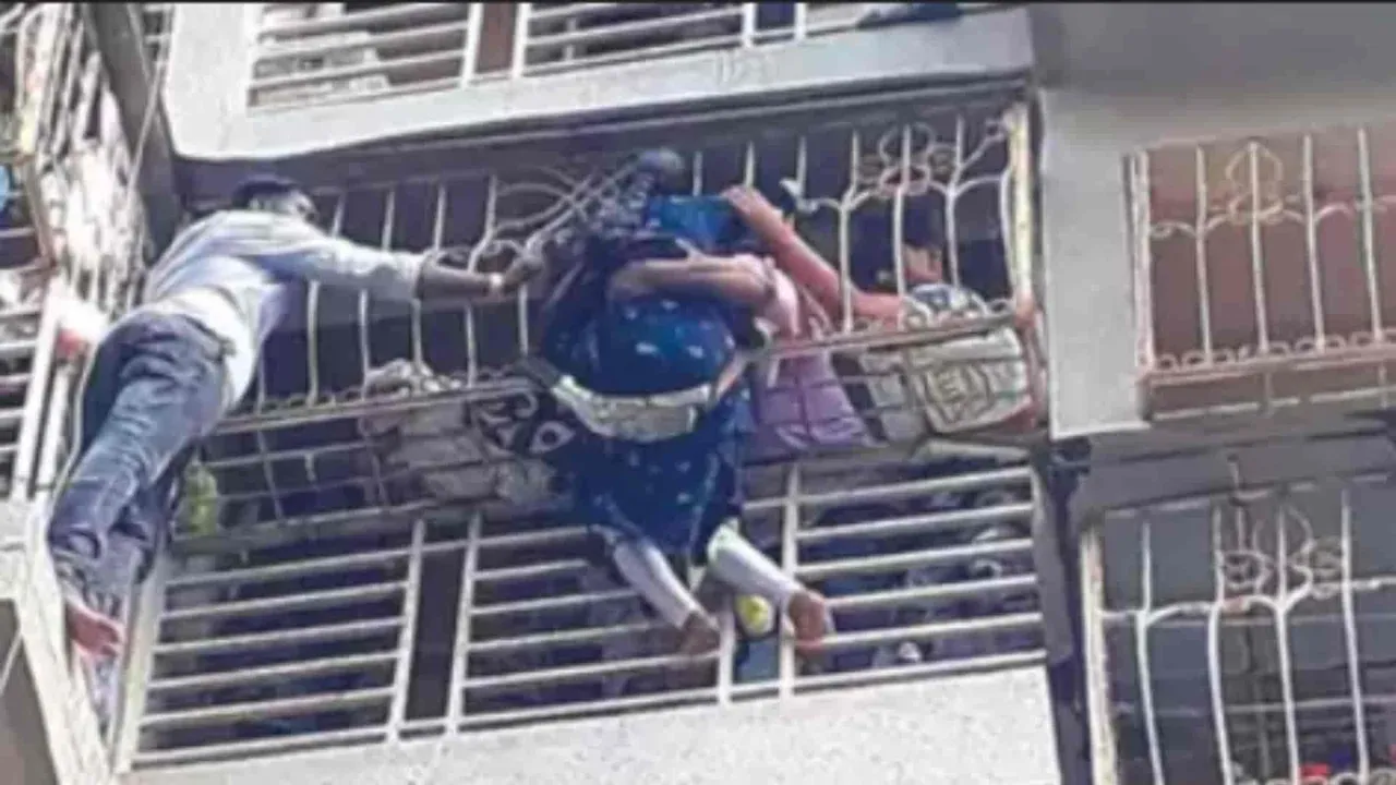 Mumbai Neighbours Help Rescue Woman After She Falls Off Fifth Floor
