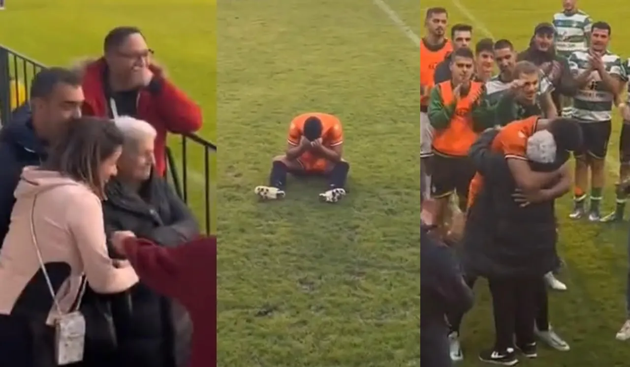 Video: Venezuelan Footballer Gets Emotional On Seeing Grandma In Stands