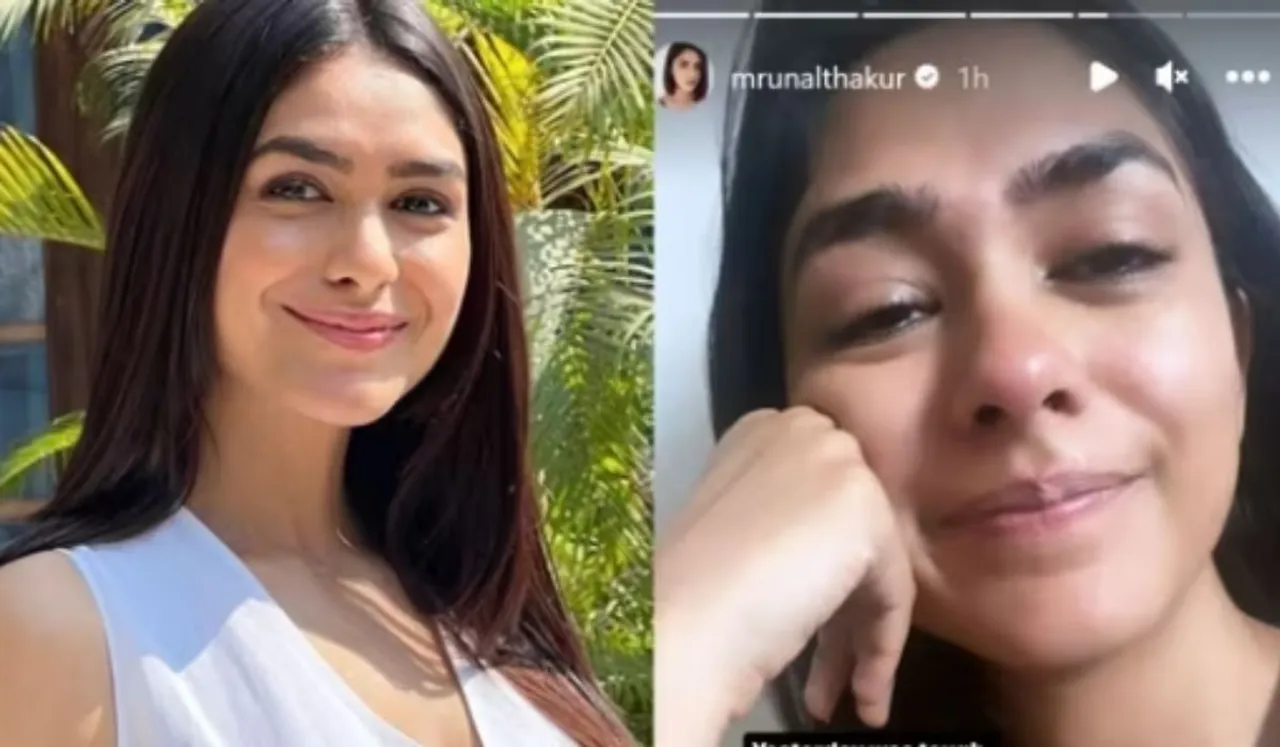 Mrunal Thakur Explains Why She Shared Crying Photo: It's Time We Normalise Being Vulnerable