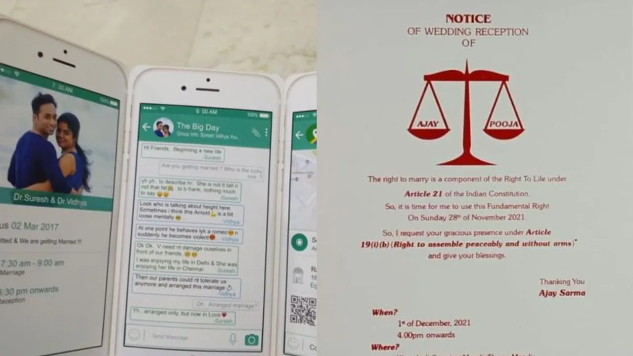 From Research Papers To iPhones: 5 Quirky Wedding Invitation Designs That Went Viral