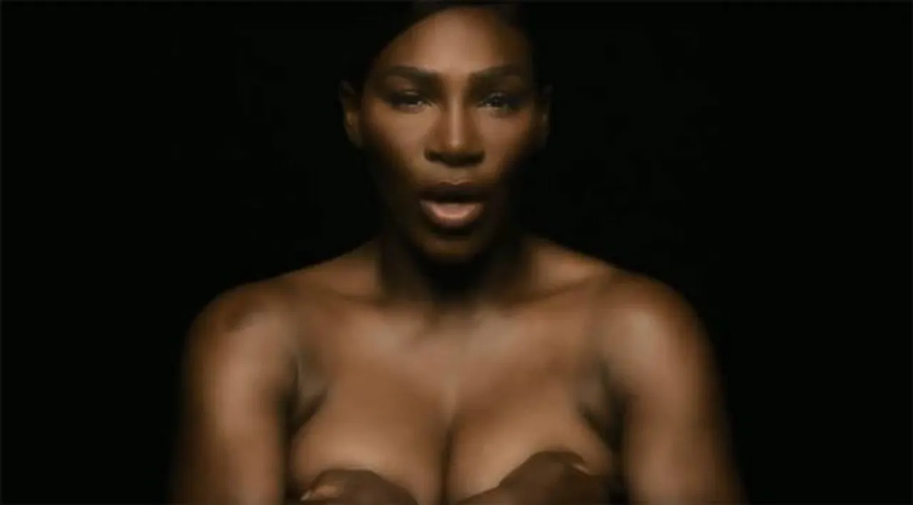 Serena Topless Cancer Awareness