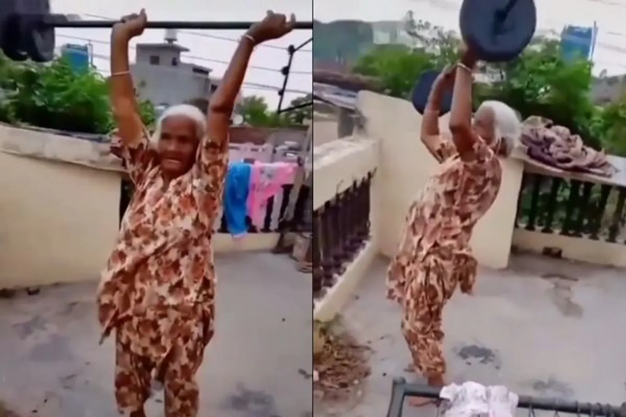 Viral Video: Grandmother Does Deadlifts To Compete In Grandson's Fitness Challenge