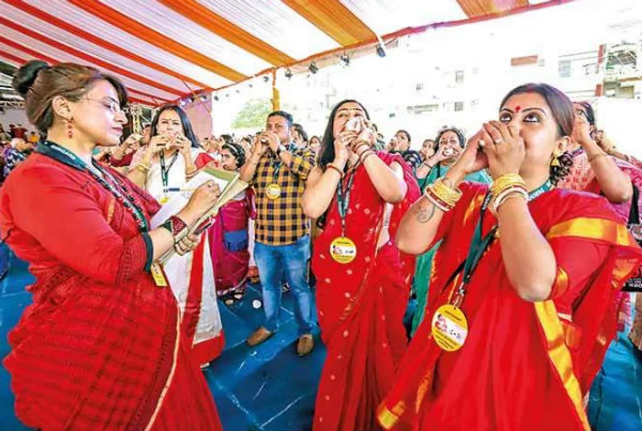 Gurugram Durga Puja Pandal Enters Guinness World Record