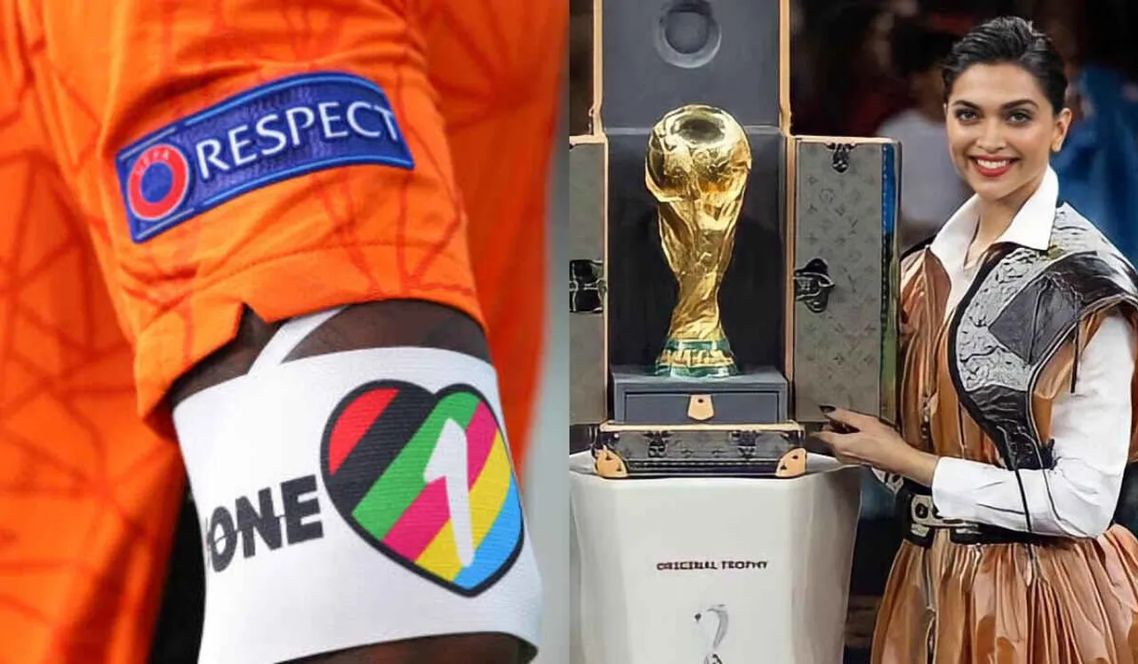 In Pictures, Deepika Padukone unveils the FIFA World Cup trophy along with  Spanish goalkeeper Iker Casillas
