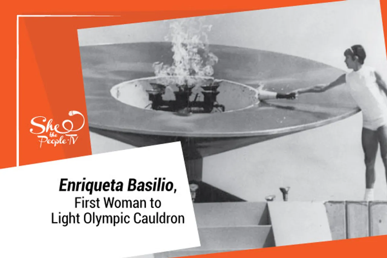 Enriqueta Basilio, First Woman To Light Olympic Cauldron